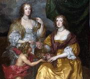 Anthony Van Dyck Lady Elizabeth Thimbelby and her Sister oil